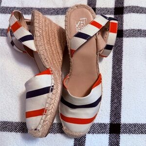 Franco Sarto Women's L-Mirana Espadrille Wedge Sandal Size 6.5
